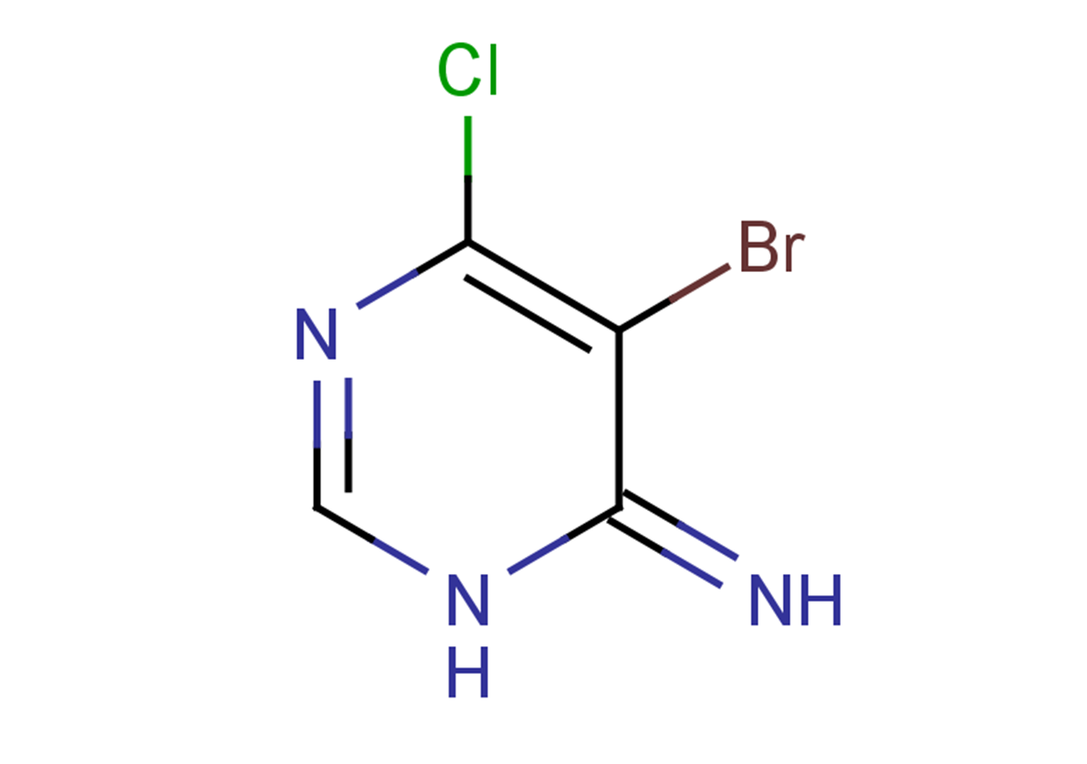 5-bromo-6-chloro-3,4-dihydropyrimidin-4-imine