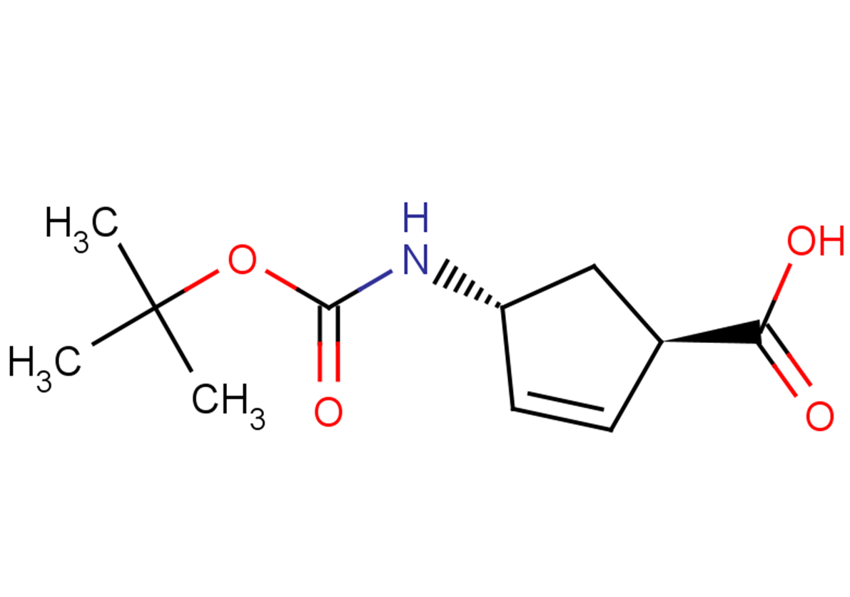 (1R,4R)-4-{[(tert-butoxy)carbonyl]amino}cyclopent-2-ene-1-carboxylic acid