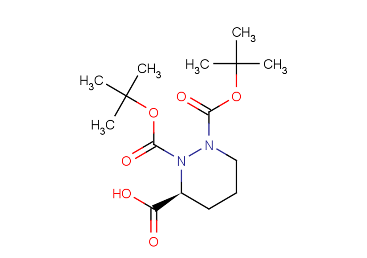 (3S)-1,2-bis[(tert-butoxy)carbonyl]-1,2-diazinane-3-carboxylic acid