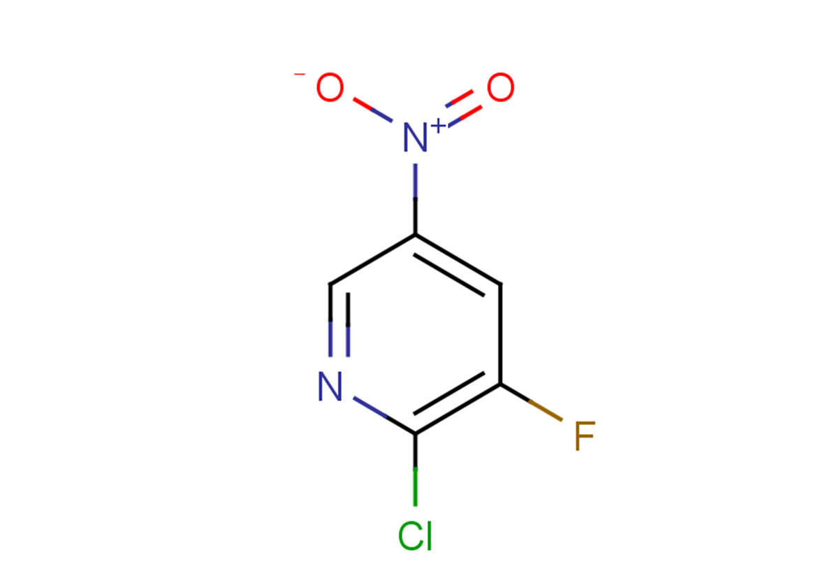 2-chloro-3-fluoro-5-nitropyridine