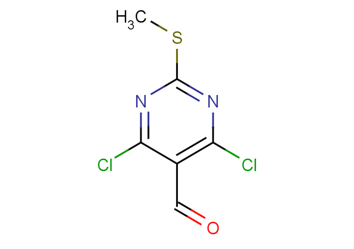 4,6-dichloro-2-(methylsulfanyl)pyrimidine-5-carbaldehyde