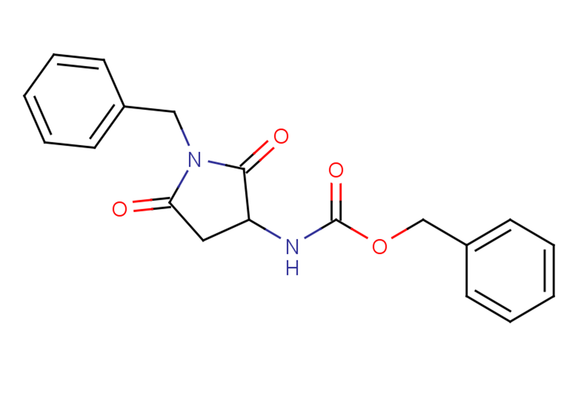 benzyl N-(1-benzyl-2,5-dioxopyrrolidin-3-yl)carbamate