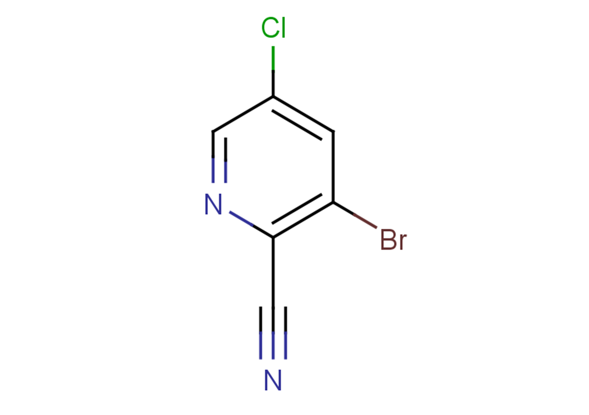 3-bromo-5-chloropyridine-2-carbonitrile