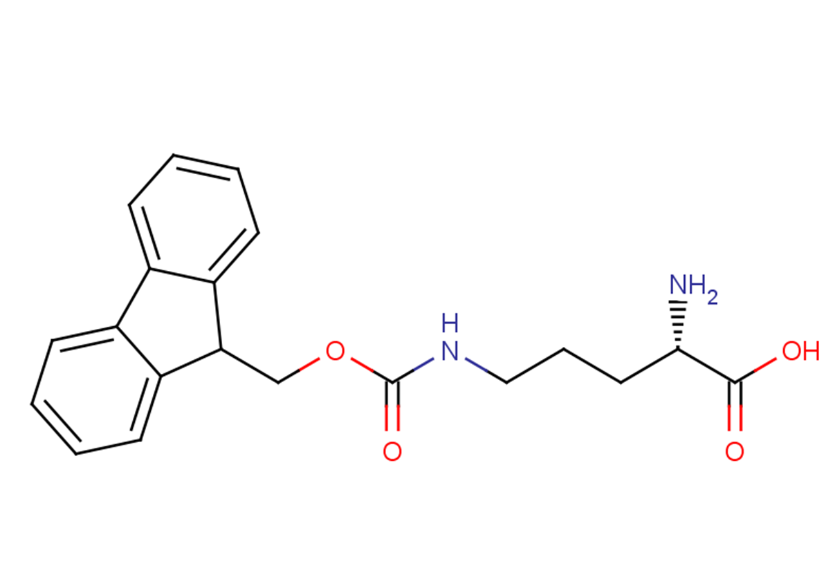 (2S)-2-amino-5-{[(9H-fluoren-9-ylmethoxy)carbonyl]amino}pentanoic acid