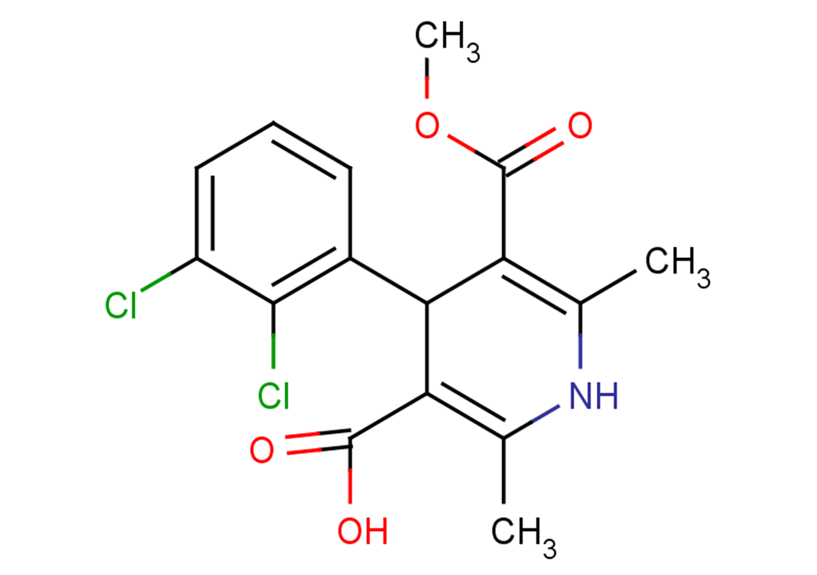 4-(2,3-dichlorophenyl)-5-(methoxycarbonyl)-2,6-dimethyl-1,4-dihydropyridine-3-carboxylic acid