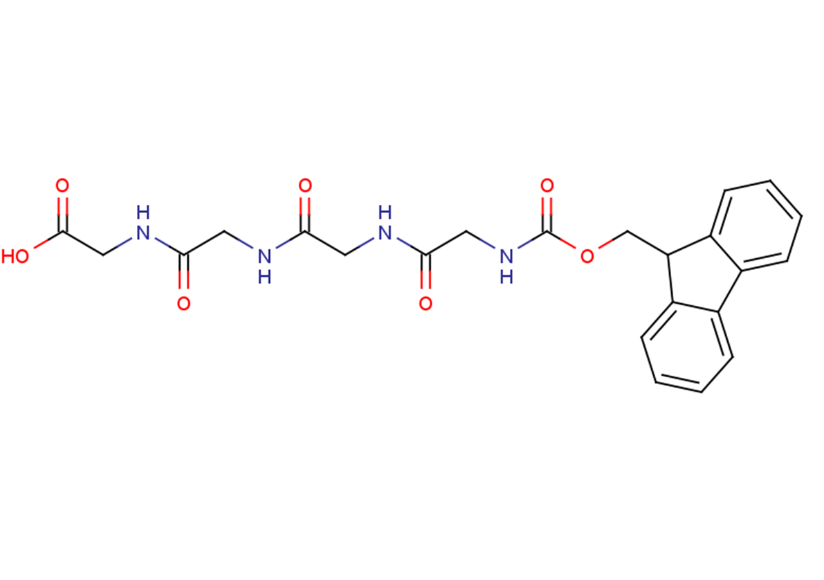 2-{2-[2-(2-{[(9H-fluoren-9-ylmethoxy)carbonyl]amino}acetamido)acetamido]acetamido}acetic acid