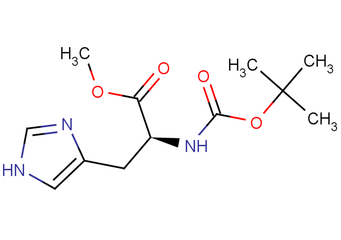 methyl (2S)-2-{[(tert-butoxy)carbonyl]amino}-3-(1H-imidazol-4-yl)propanoate