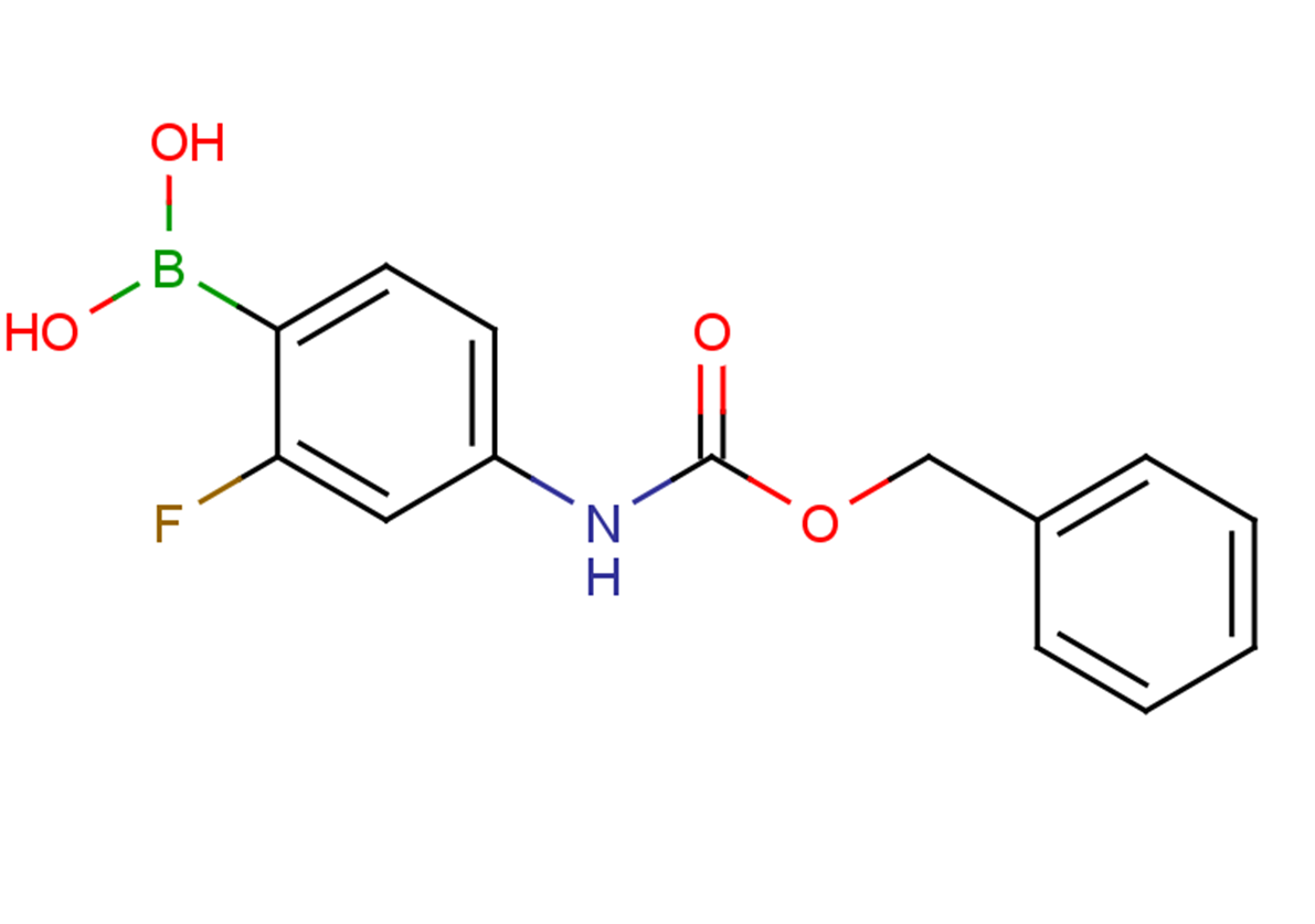 benzyl N-[4-(dihydroxyboranyl)-3-fluorophenyl]carbamate