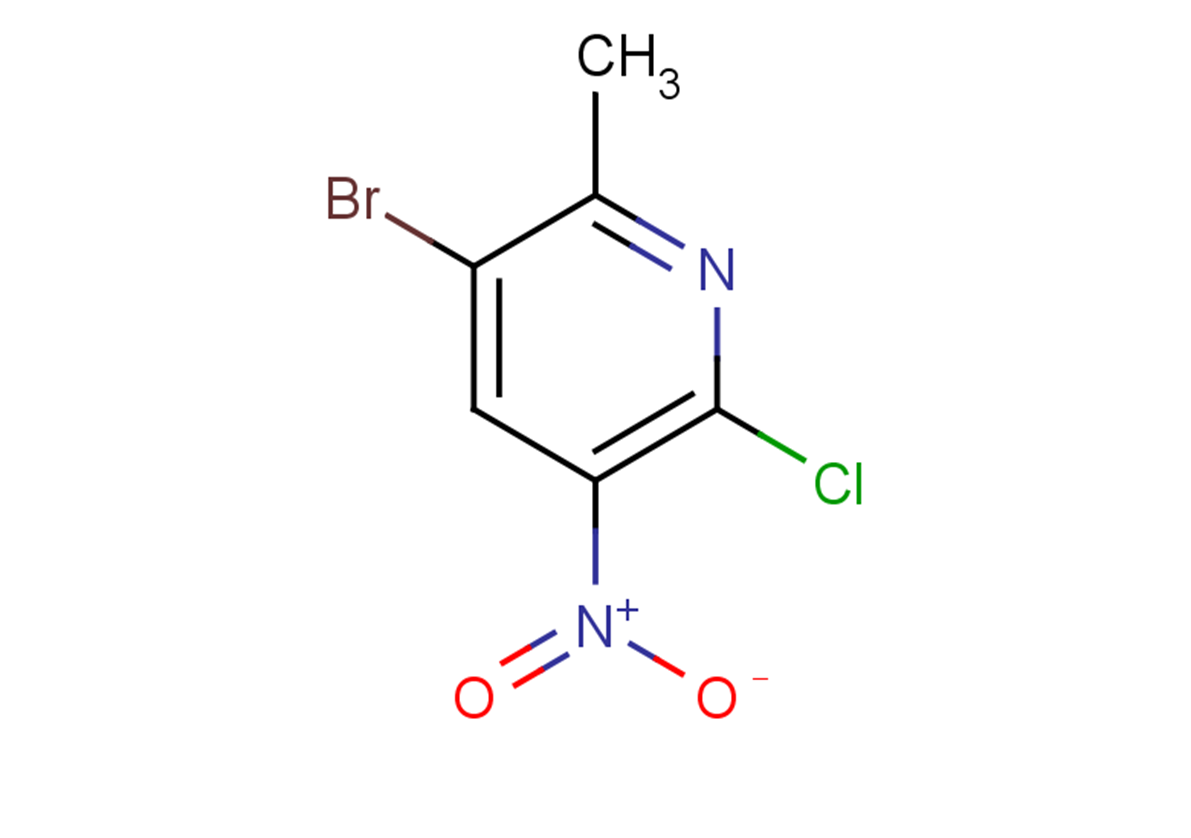 3-bromo-6-chloro-2-methyl-5-nitropyridine