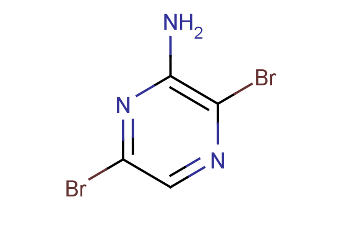 3,6-dibromopyrazin-2-amine