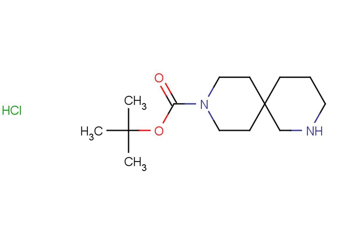 tert-butyl 2,9-diazaspiro[5.5]undecane-9-carboxylate hydrochloride