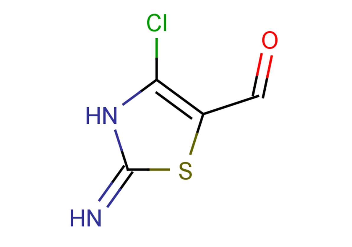 4-chloro-2-imino-2,3-dihydro-1,3-thiazole-5-carbaldehyde