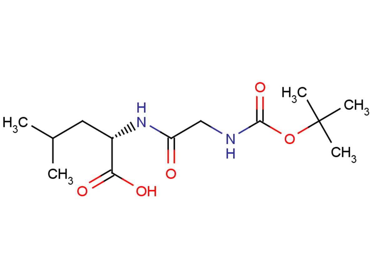 (2S)-2-(2-{[(tert-butoxy)carbonyl]amino}acetamido)-4-methylpentanoic acid
