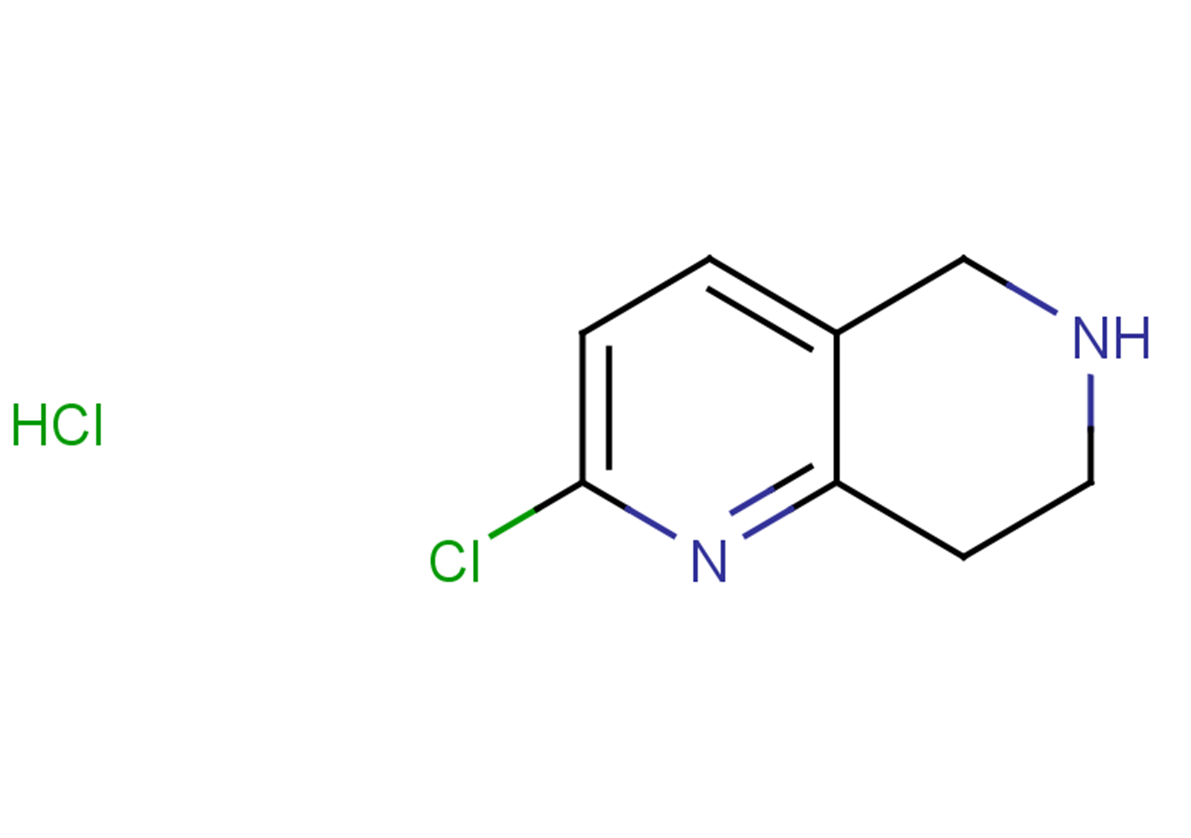 2-chloro-5,6,7,8-tetrahydro-1,6-naphthyridine hydrochloride