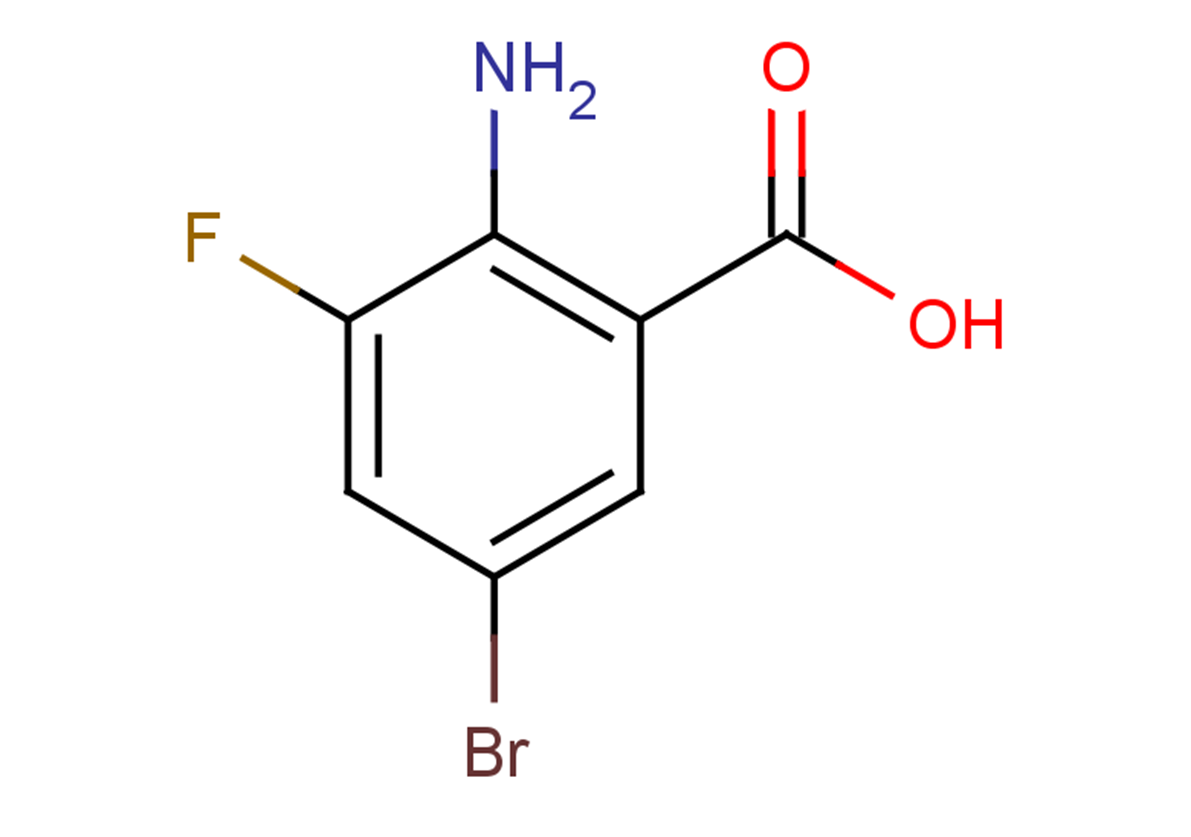 2-amino-5-bromo-3-fluorobenzoic acid