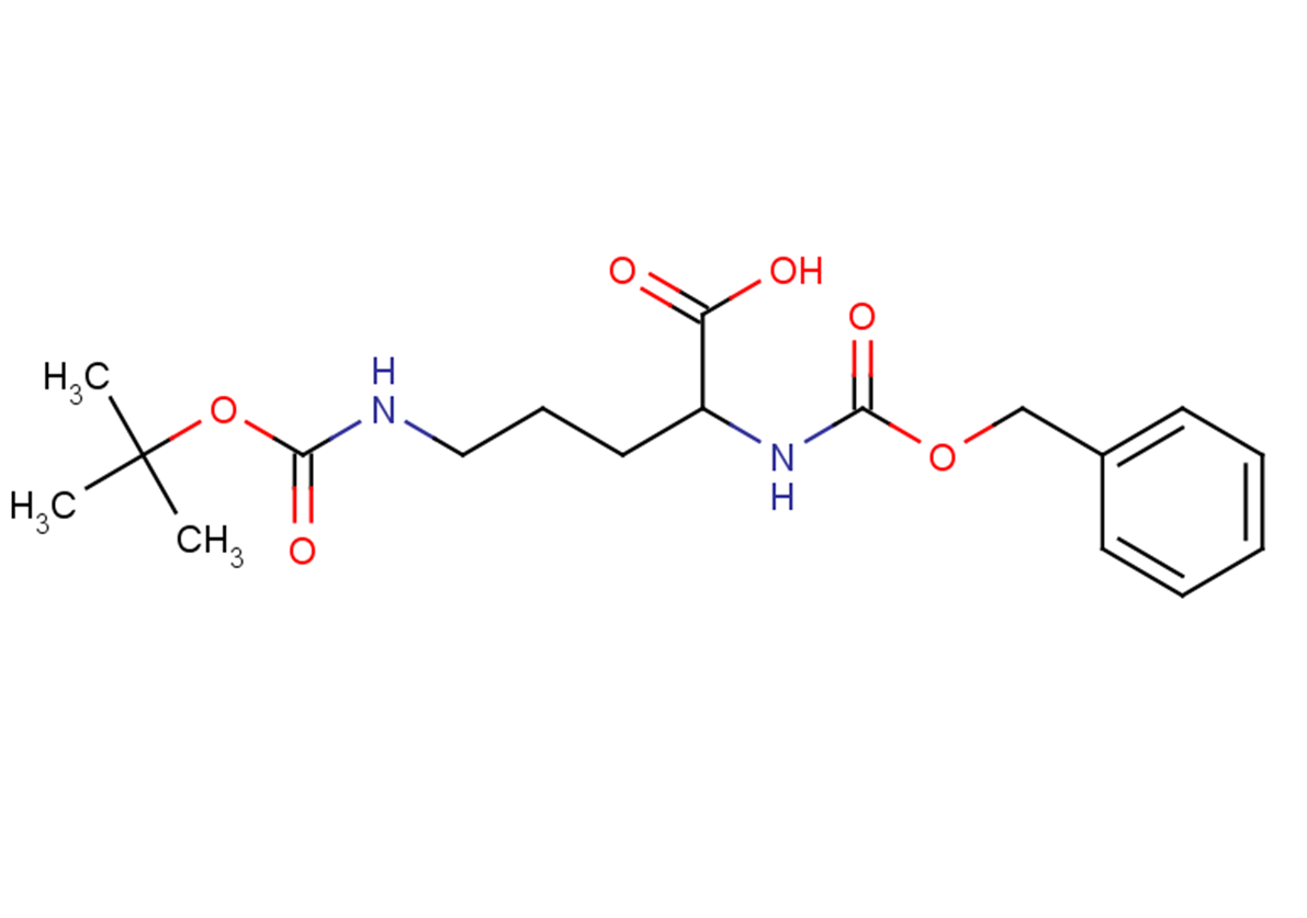 2-{[(benzyloxy)carbonyl]amino}-5-{[(tert-butoxy)carbonyl]amino}pentanoic acid