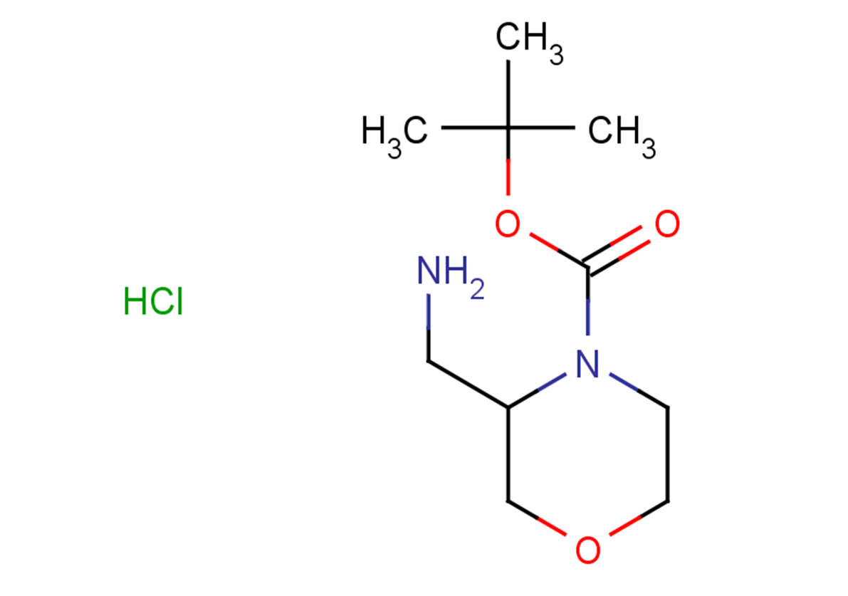 tert-butyl 3-(aminomethyl)morpholine-4-carboxylate hydrochloride
