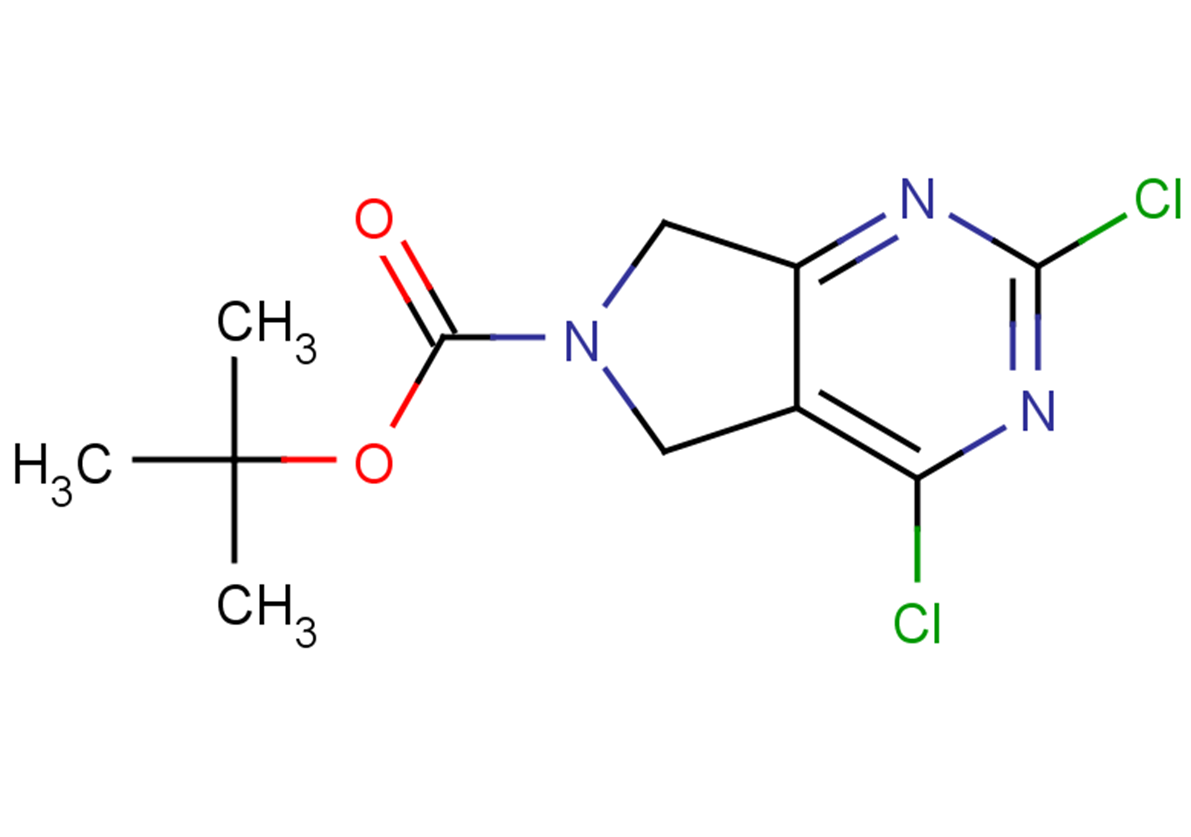 tert-butyl 2,4-dichloro-5H,6H,7H-pyrrolo[3,4-d]pyrimidine-6-carboxylate