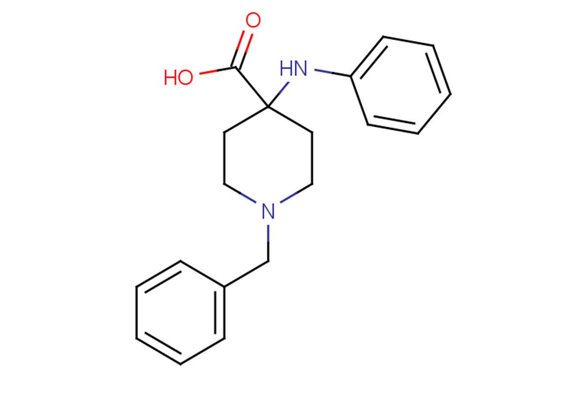 1-benzyl-4-(phenylamino)piperidine-4-carboxylic acid