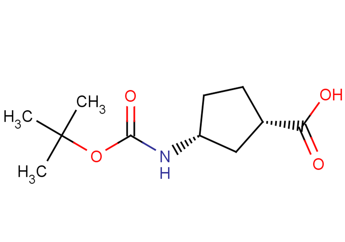 (1S,3R)-3-{[(tert-butoxy)carbonyl]amino}cyclopentane-1-carboxylic acid