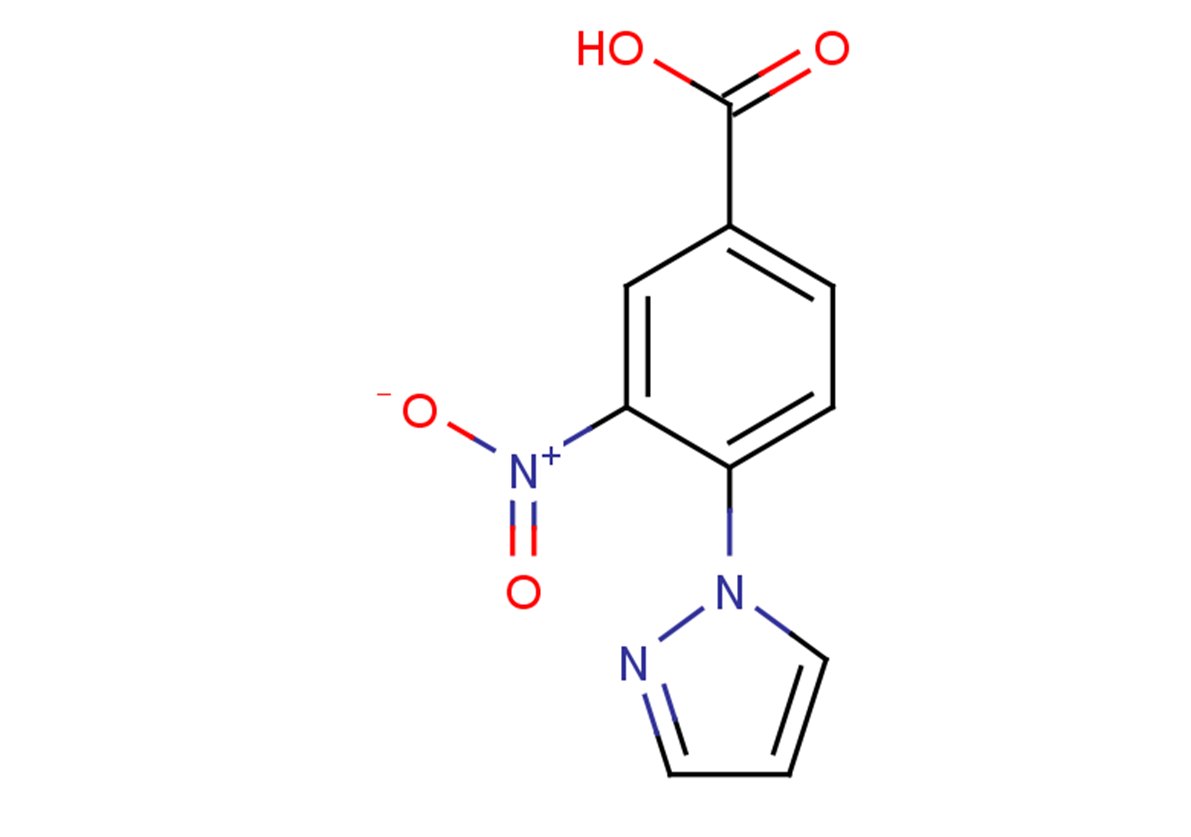 3-nitro-4-(1H-pyrazol-1-yl)benzoic acid