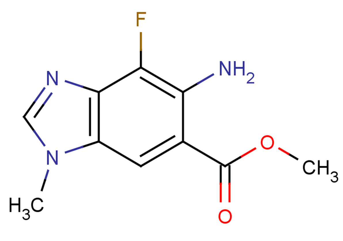 methyl 5-amino-4-fluoro-1-methyl-1H-1,3-benzodiazole-6-carboxylate