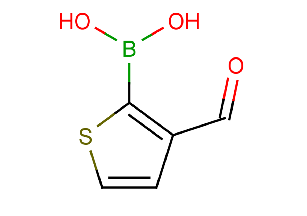 2-(dihydroxyboranyl)thiophene-3-carbaldehyde