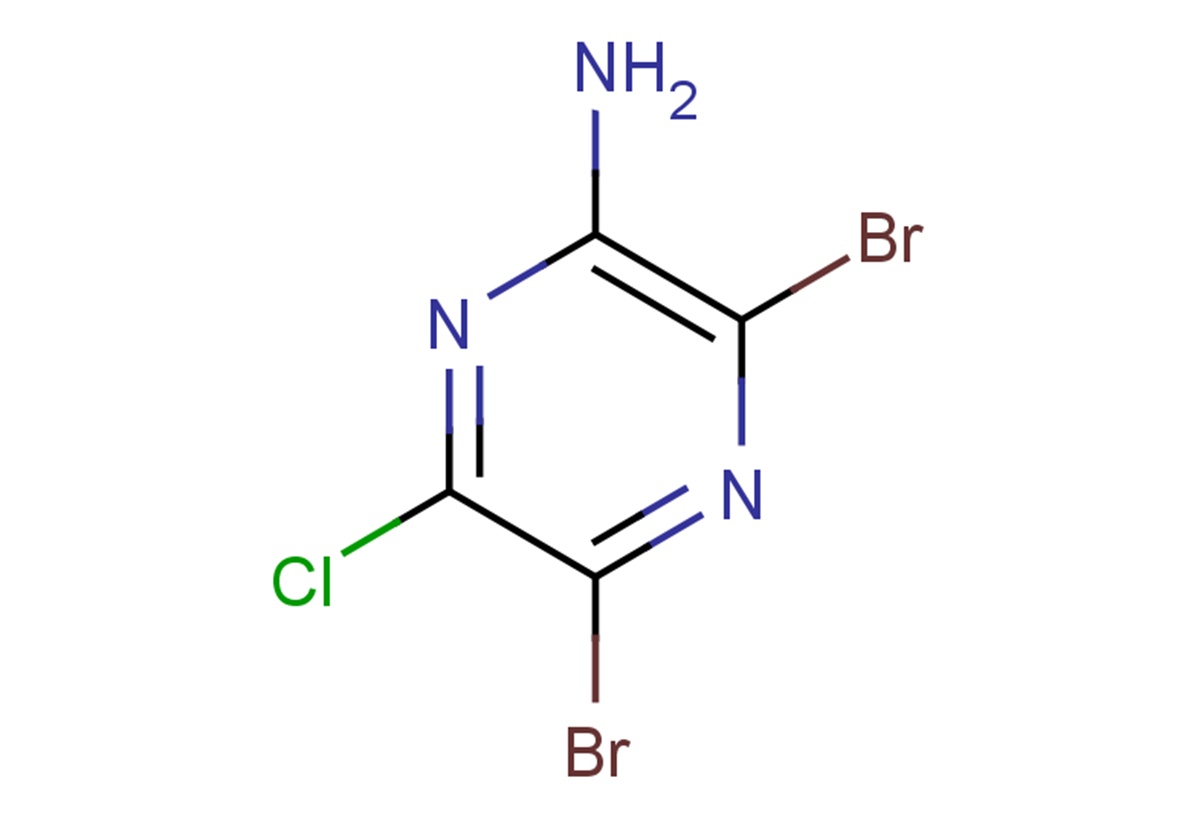 3,5-dibromo-6-chloropyrazin-2-amine