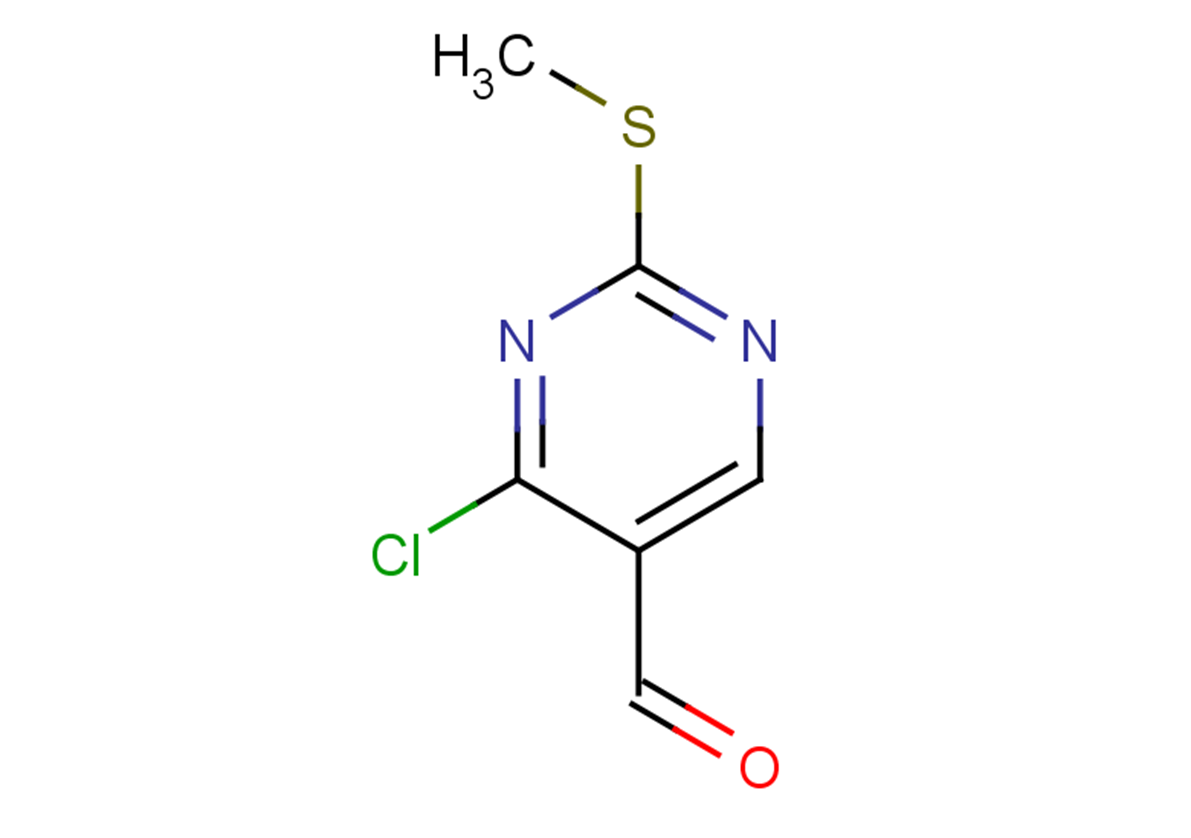 4-chloro-2-(methylsulfanyl)pyrimidine-5-carbaldehyde