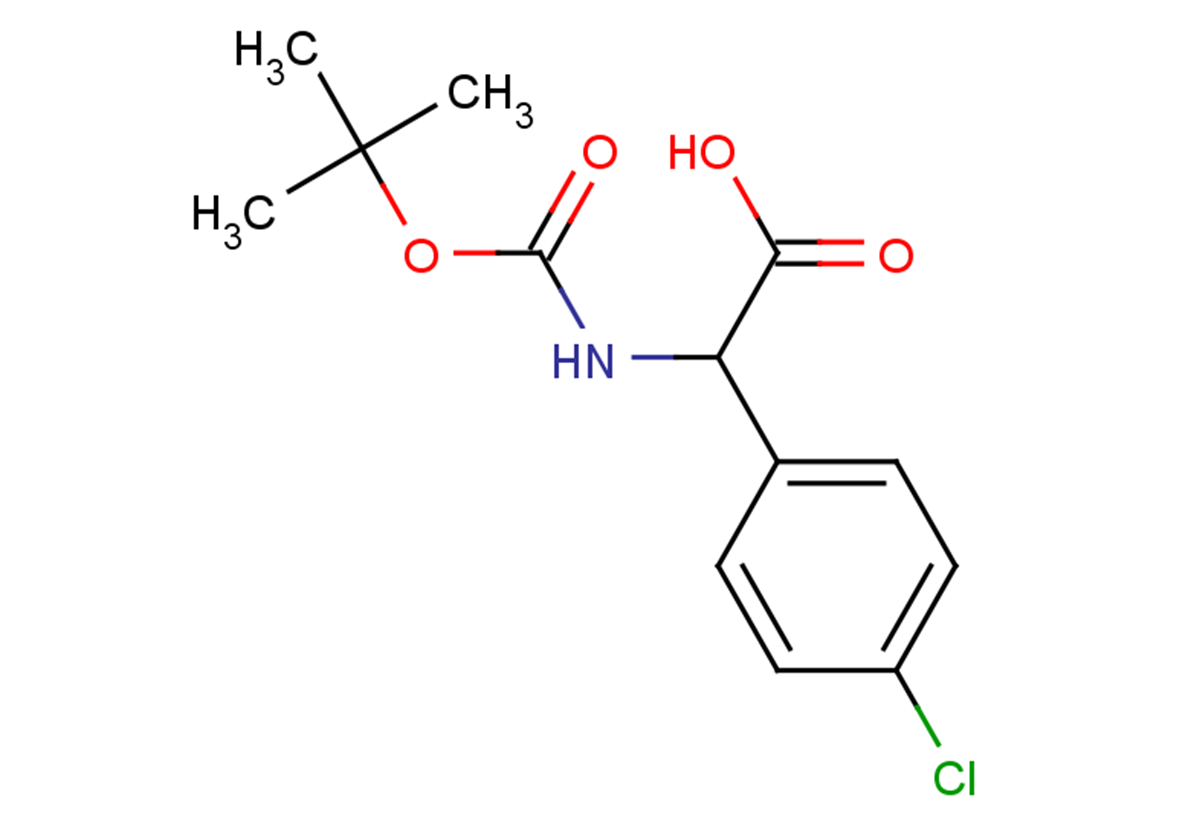 2-{[(tert-butoxy)carbonyl]amino}-2-(4-chlorophenyl)acetic acid