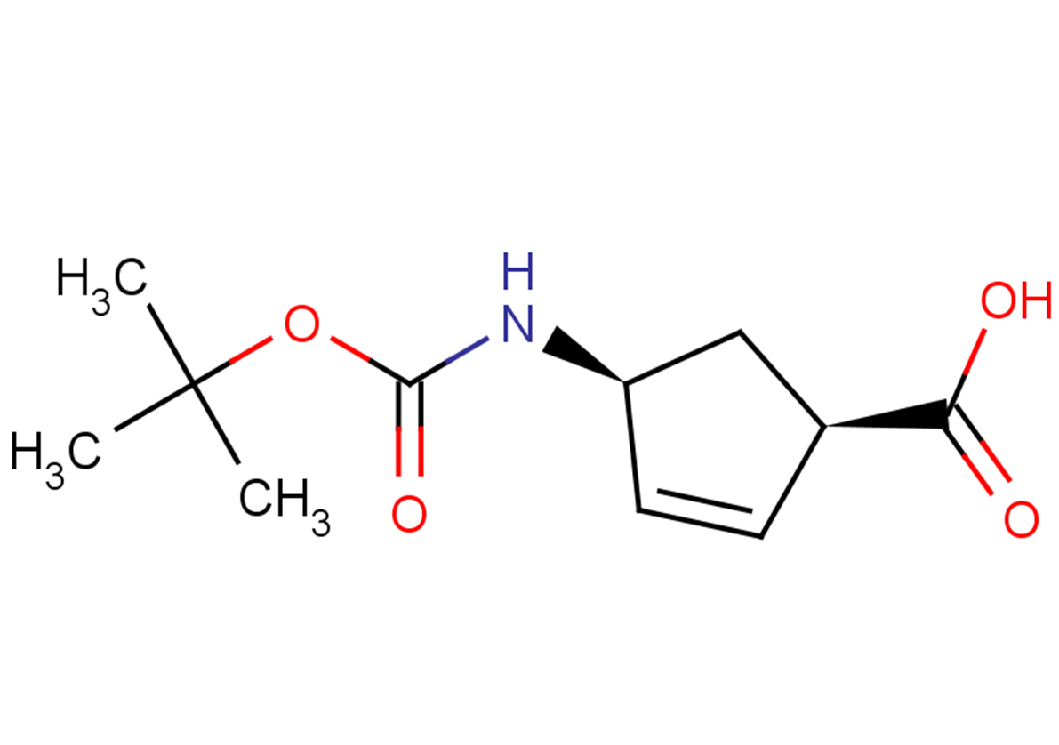 (1R,4S)-4-{[(tert-butoxy)carbonyl]amino}cyclopent-2-ene-1-carboxylic acid