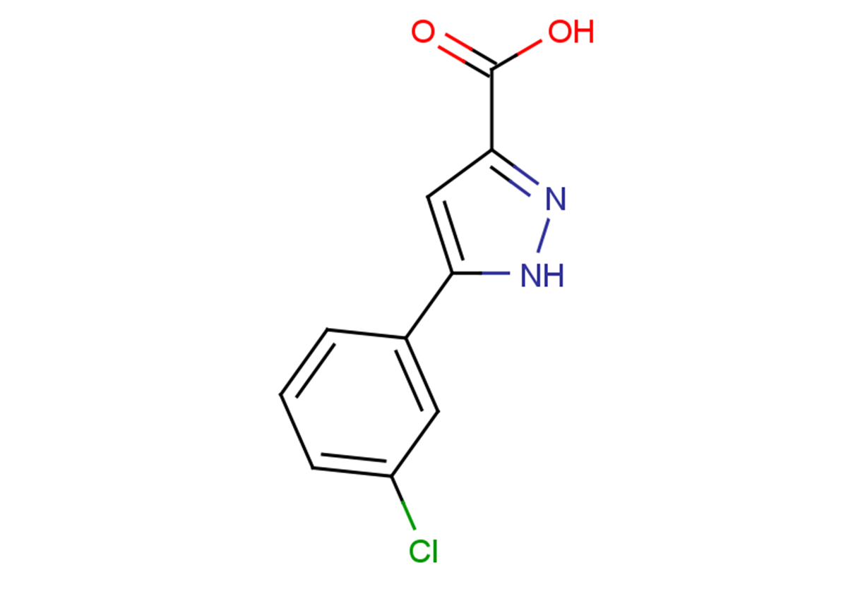 5-(3-chlorophenyl)-1H-pyrazole-3-carboxylic acid