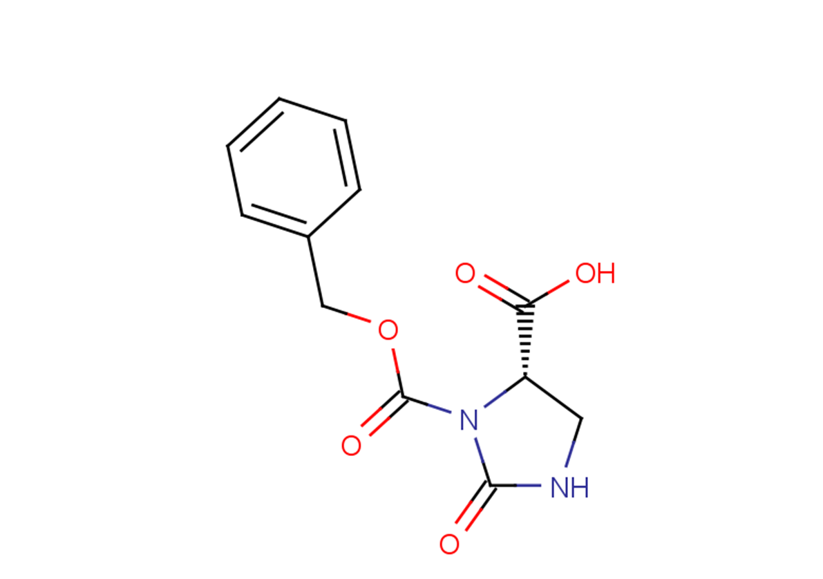 (4S)-3-[(benzyloxy)carbonyl]-2-oxoimidazolidine-4-carboxylic acid