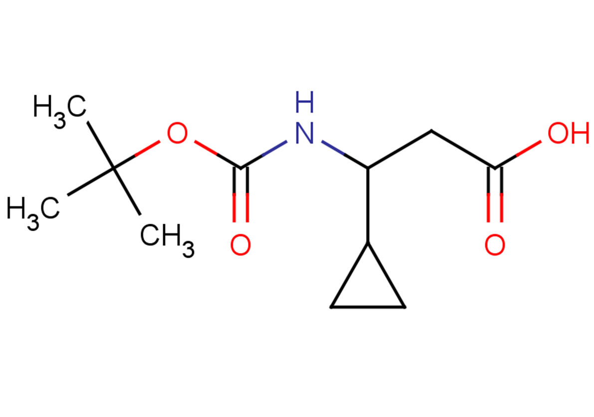 3-{[(tert-butoxy)carbonyl]amino}-3-cyclopropylpropanoic acid