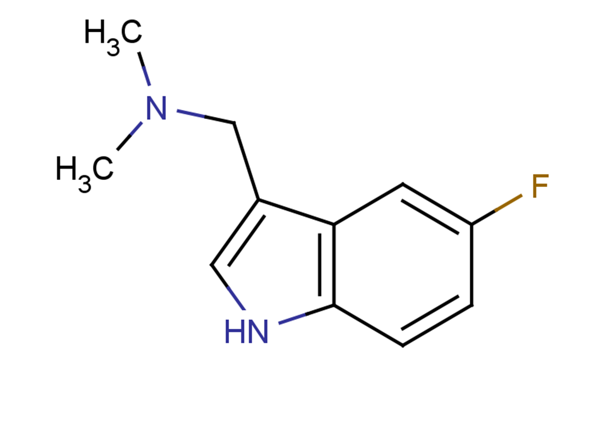 [(5-fluoro-1H-indol-3-yl)methyl]dimethylamine