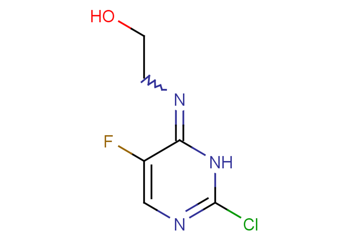 2-[(2-chloro-5-fluoro-3,4-dihydropyrimidin-4-ylidene)amino]ethan-1-ol