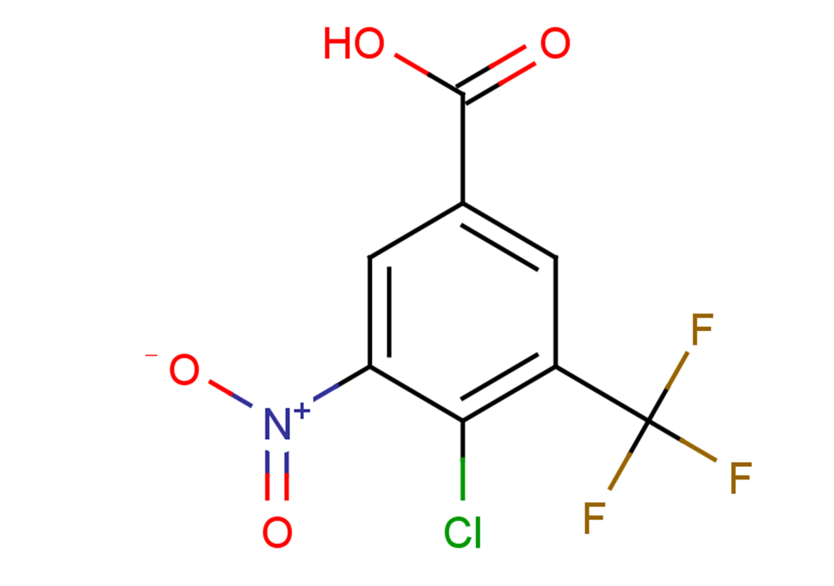 4-chloro-3-nitro-5-(trifluoromethyl)benzoic acid