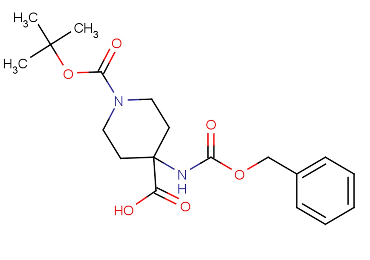 4-{[(benzyloxy)carbonyl]amino}-1-[(tert-butoxy)carbonyl]piperidine-4-carboxylic acid