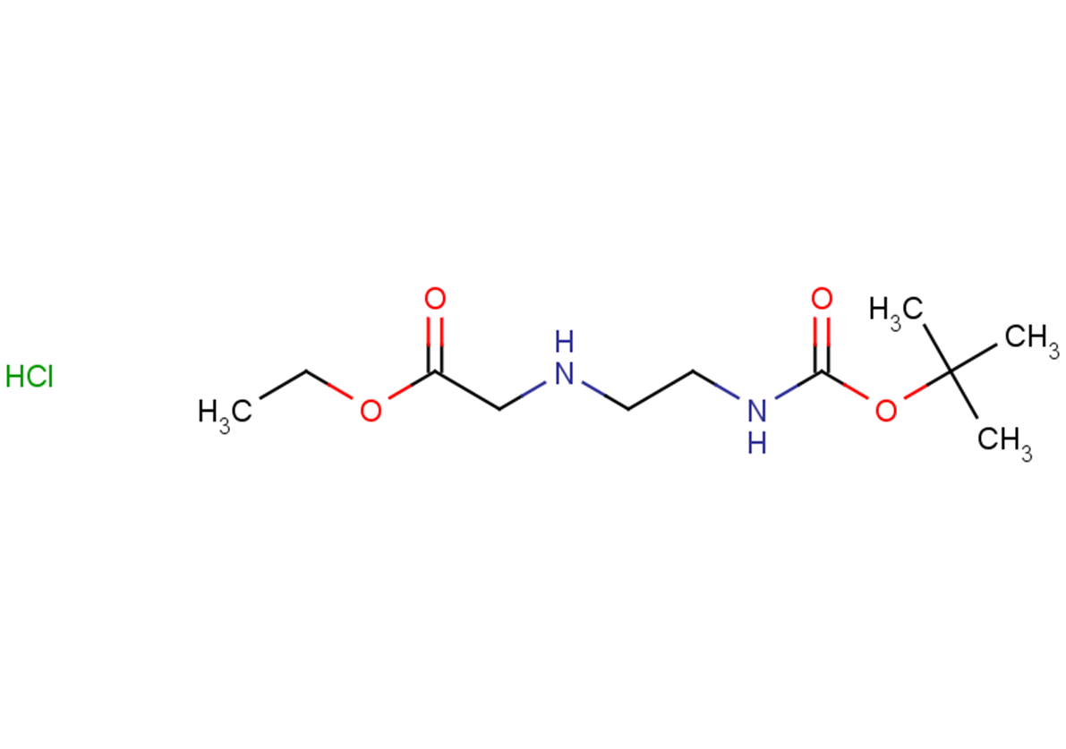 ethyl 2-[(2-{[(tert-butoxy)carbonyl]amino}ethyl)amino]acetate hydrochloride