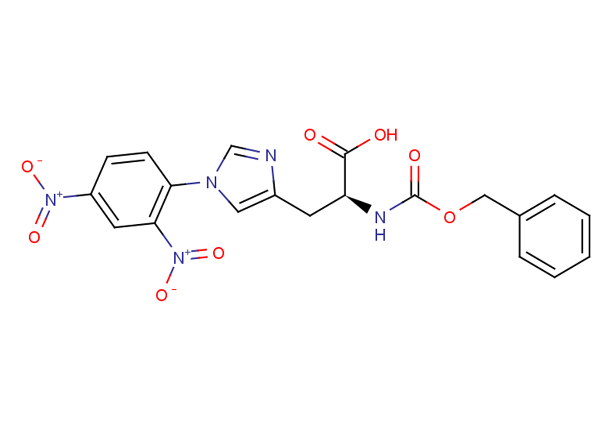 (2S)-2-{[(benzyloxy)carbonyl]amino}-3-[1-(2,4-dinitrophenyl)-1H-imidazol-4-yl]propanoic acid