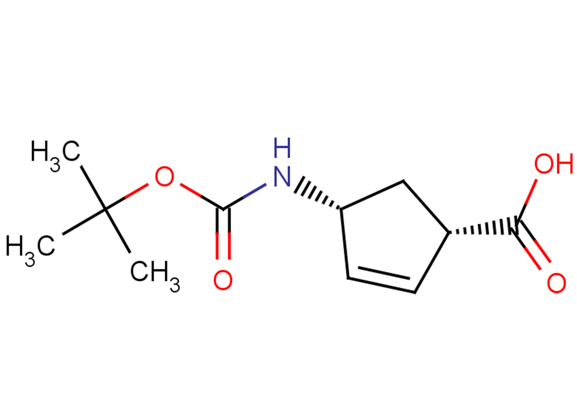 (1S,4R)-4-{[(tert-butoxy)carbonyl]amino}cyclopent-2-ene-1-carboxylic acid