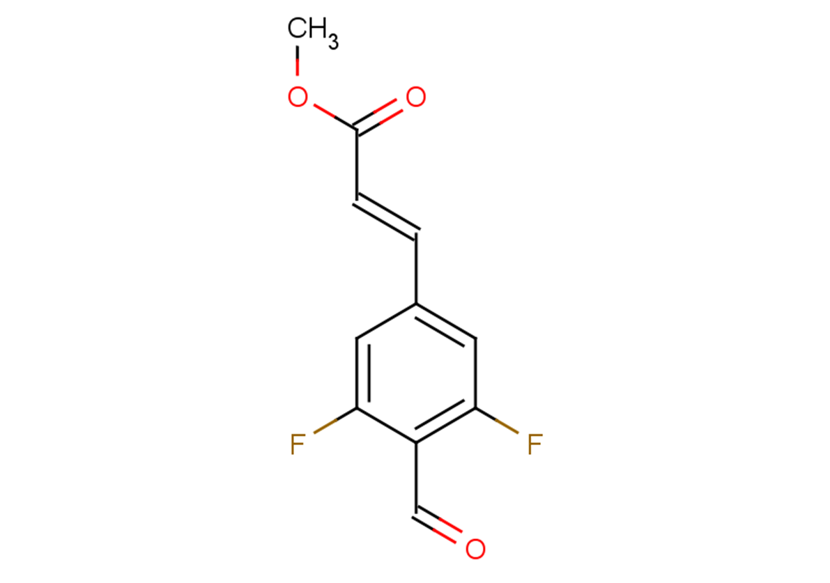 methyl (2E)-3-(3,5-difluoro-4-formylphenyl)prop-2-enoate