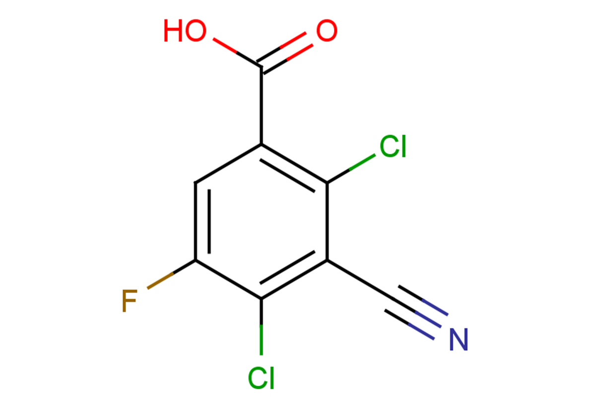 2,4-dichloro-3-cyano-5-fluorobenzoic acid