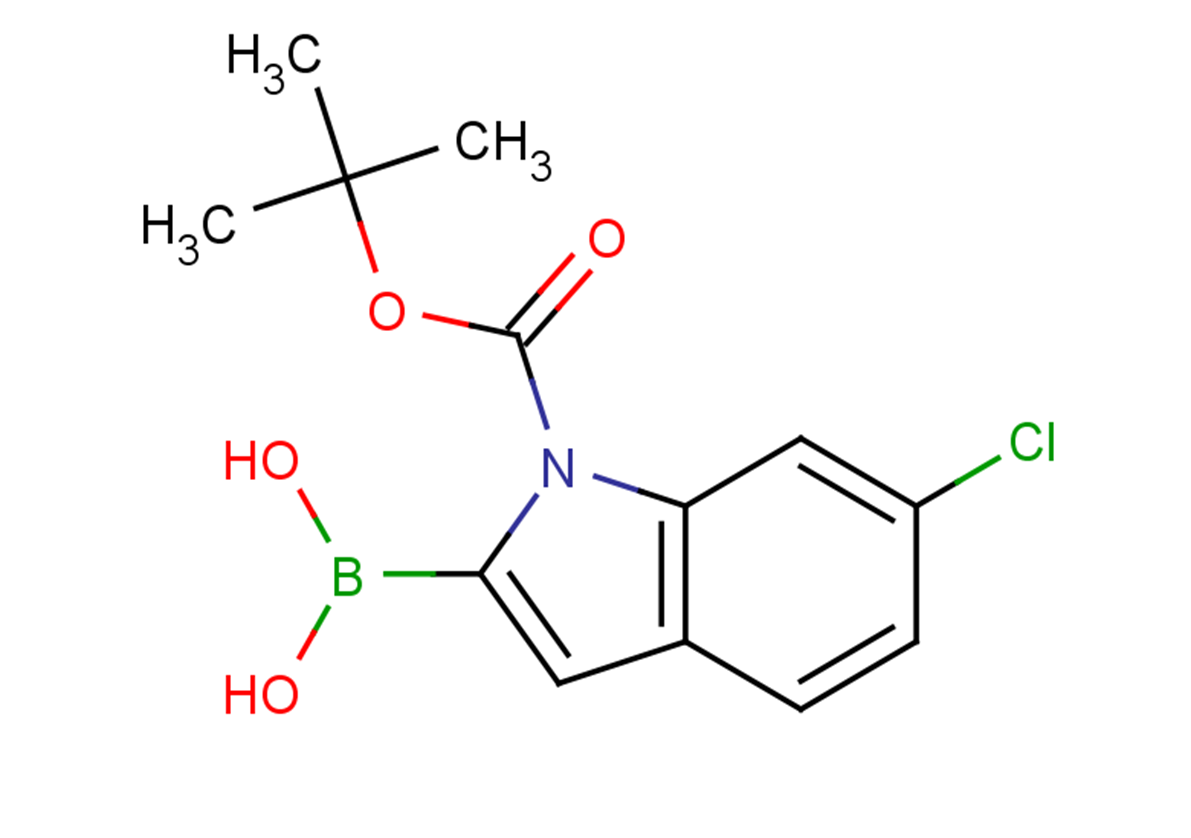tert-butyl 6-chloro-2-(dihydroxyboranyl)-1H-indole-1-carboxylate
