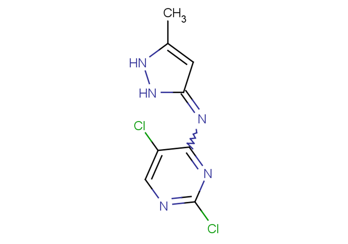2,5-dichloro-N-(5-methyl-2,3-dihydro-1H-pyrazol-3-ylidene)pyrimidin-4-amine