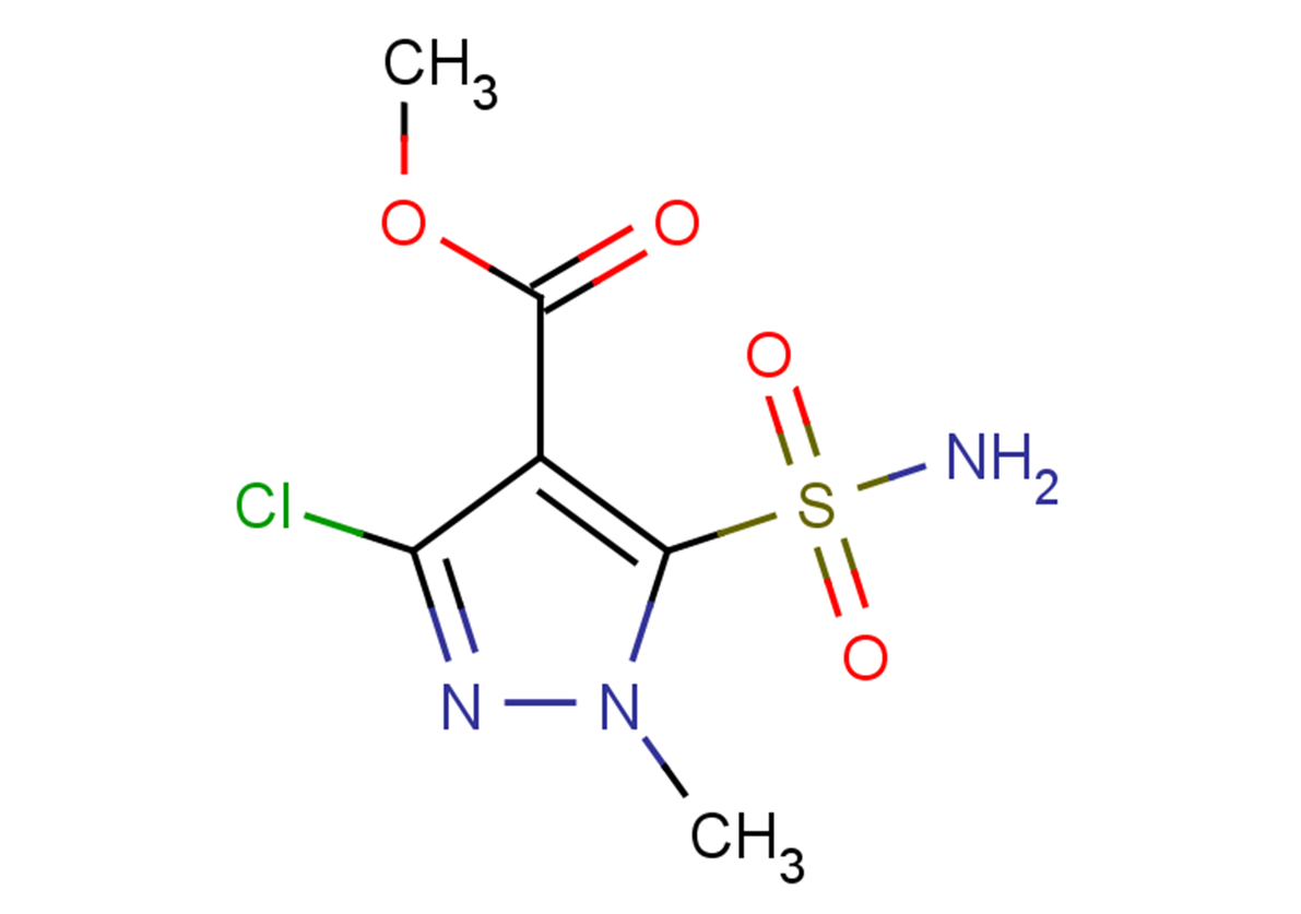 methyl 3-chloro-1-methyl-5-sulfamoyl-1H-pyrazole-4-carboxylate