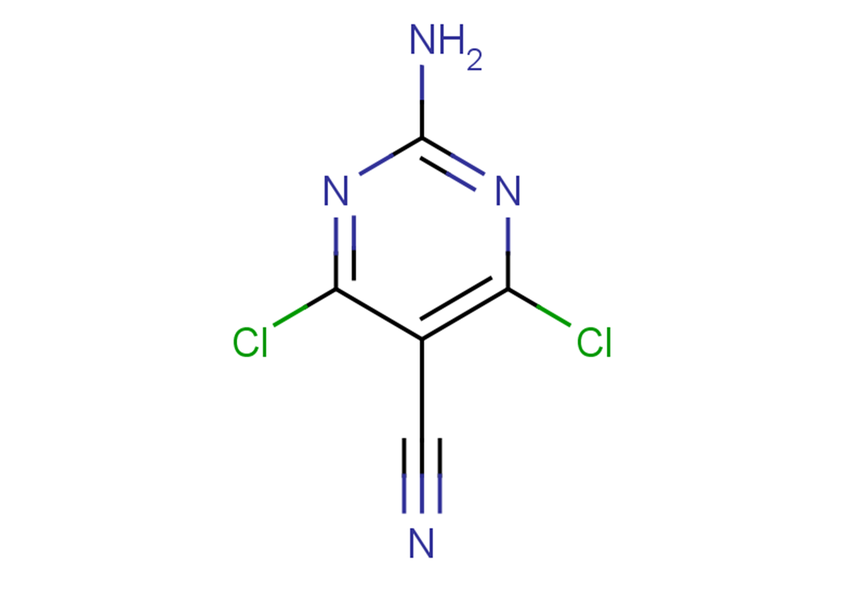 2-amino-4,6-dichloropyrimidine-5-carbonitrile