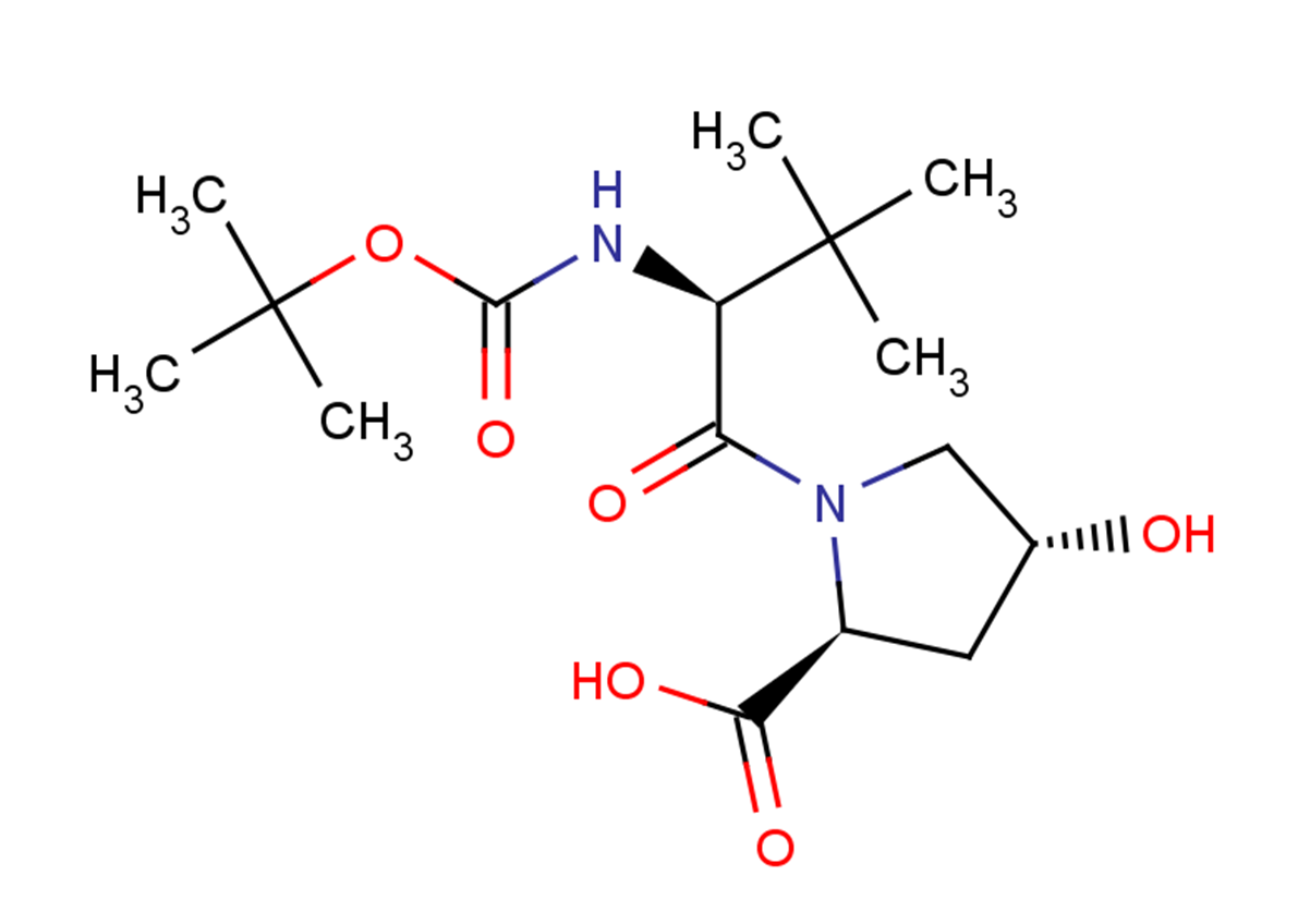 (2S,4R)-1-[(2S)-2-{[(tert-butoxy)carbonyl]amino}-3,3-dimethylbutanoyl]-4-hydroxypyrrolidine-2-carboxylic acid