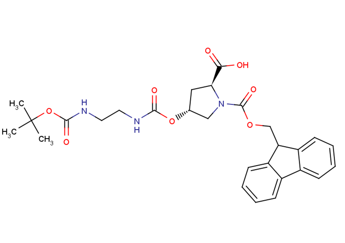 (2S,4R)-4-{[(2-{[(tert-butoxy)carbonyl]amino}ethyl)carbamoyl]oxy}-1-[(9H-fluoren-9-ylmethoxy)carbonyl]pyrrolidine-2-carboxylic acid