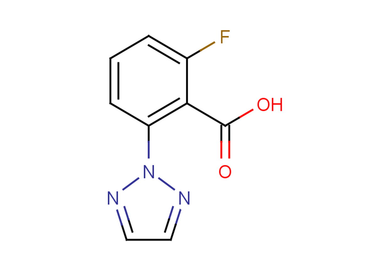 2-fluoro-6-(2H-1,2,3-triazol-2-yl)benzoic acid